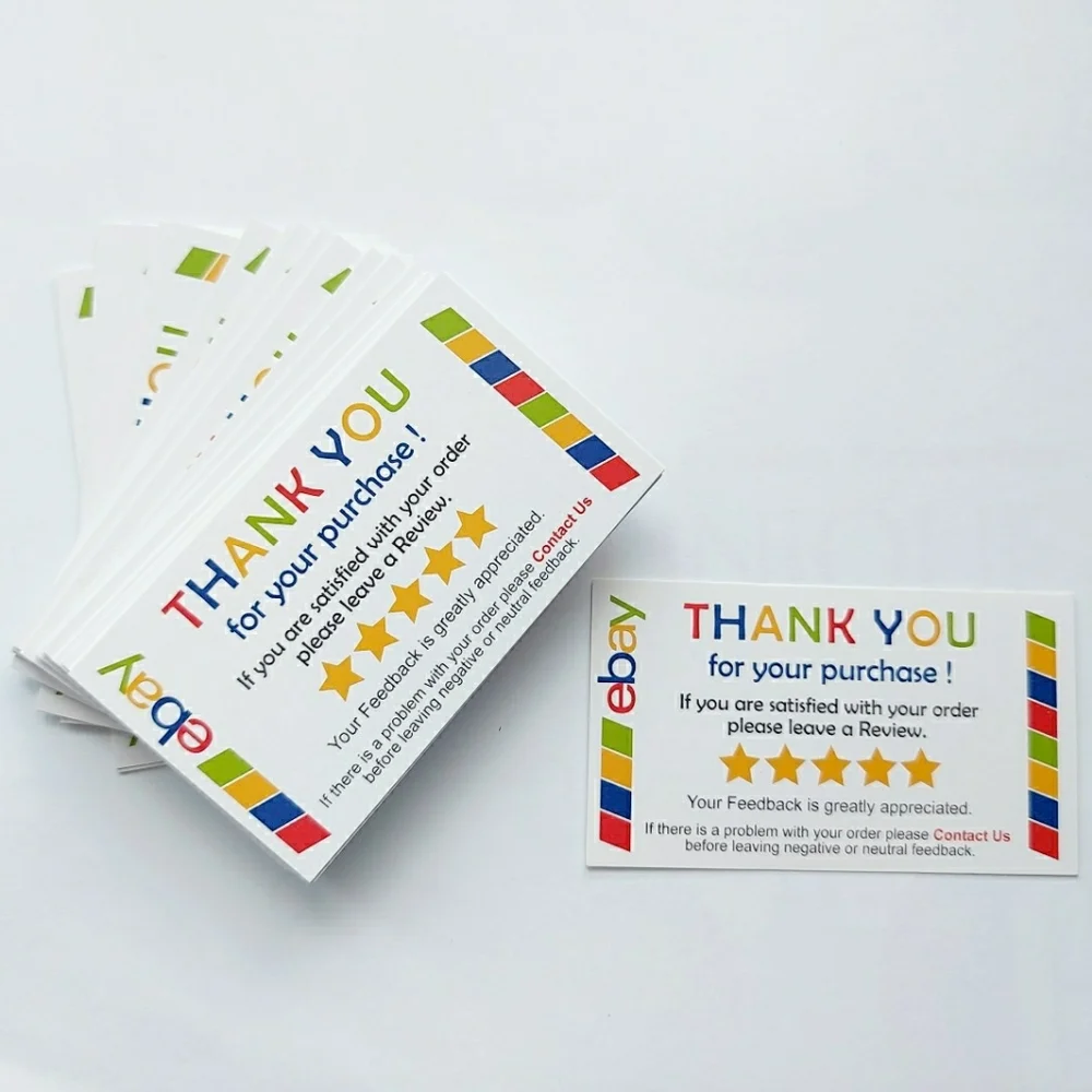 ♥️ 5x25 / 50 Thank You Cards